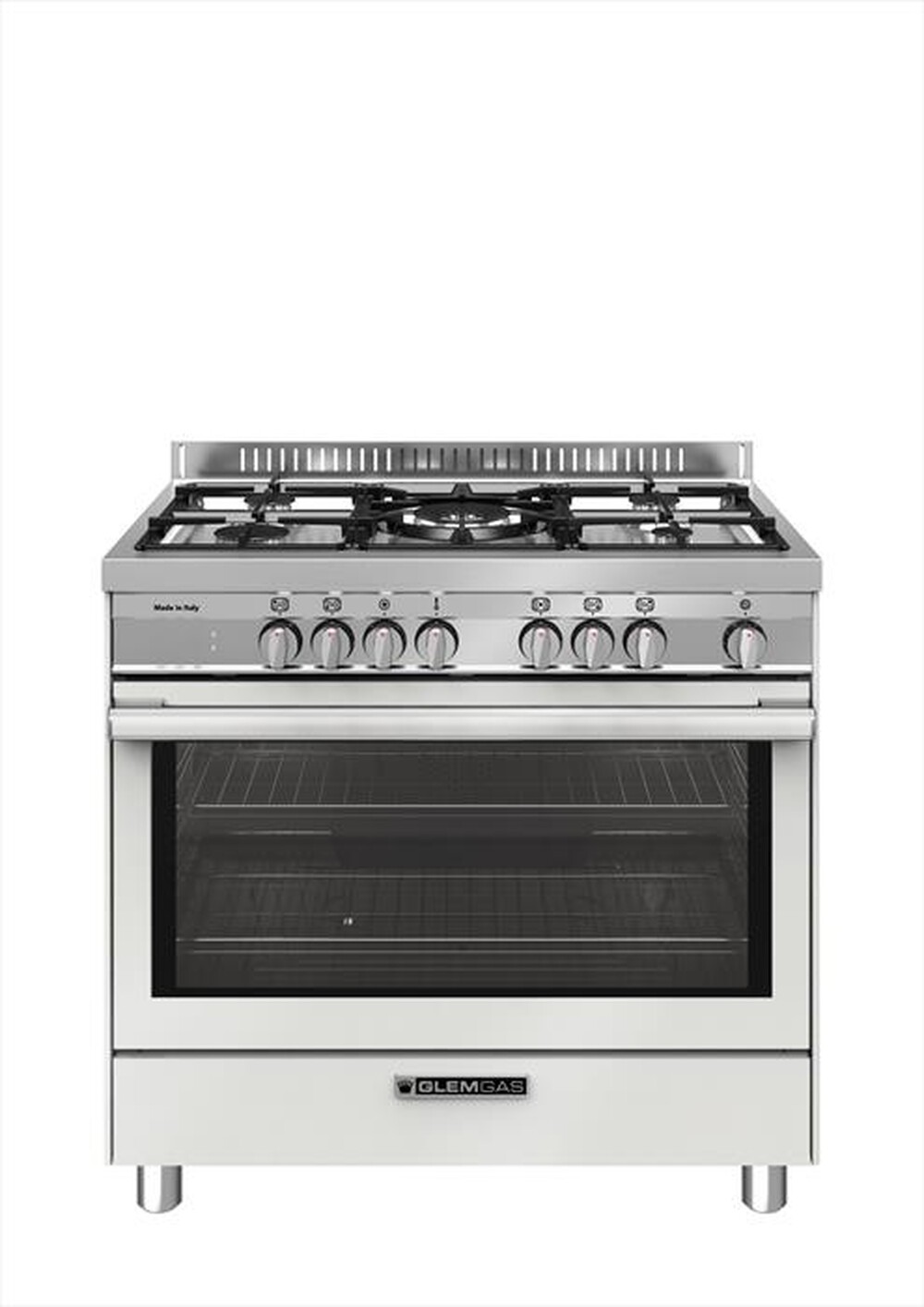 Immagine del prodotto GLEM GAS - Cucina elettrica ST965MWH Classe A+-Bianco Farina