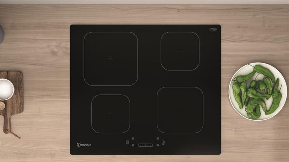 "INDESIT - Piano cottura induzione IS 83Q60 NE 59 cm-Nero"