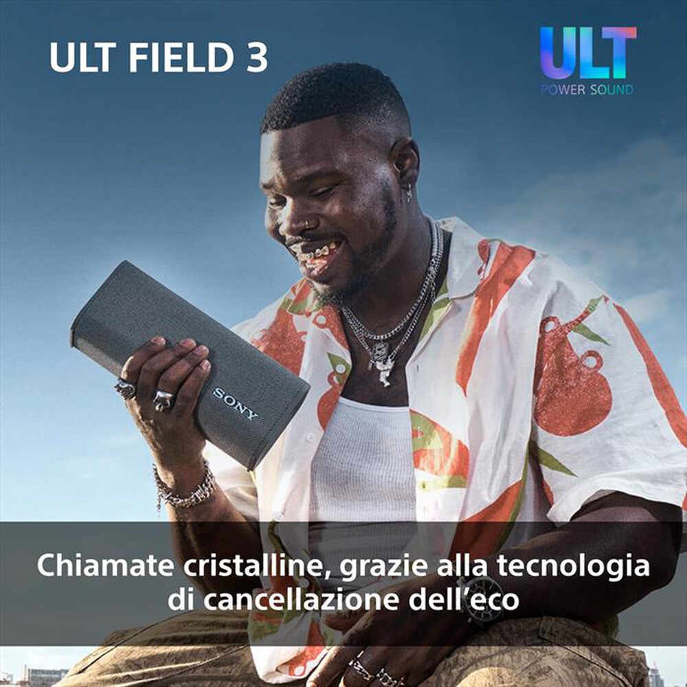 Immagine del prodotto SONY - Speaker portatile Wireless Bluetooth SRSULT30B.CE7-Nero