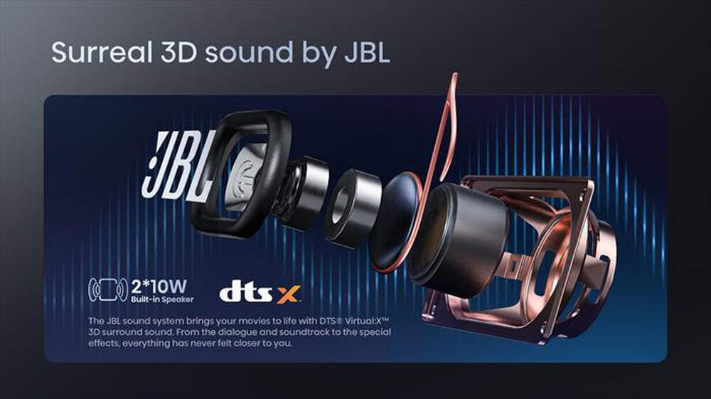 Immagine del prodotto HISENSE - Mini Proiettore Smart 4K C2 PRO-Metallo - Grigio Carbone