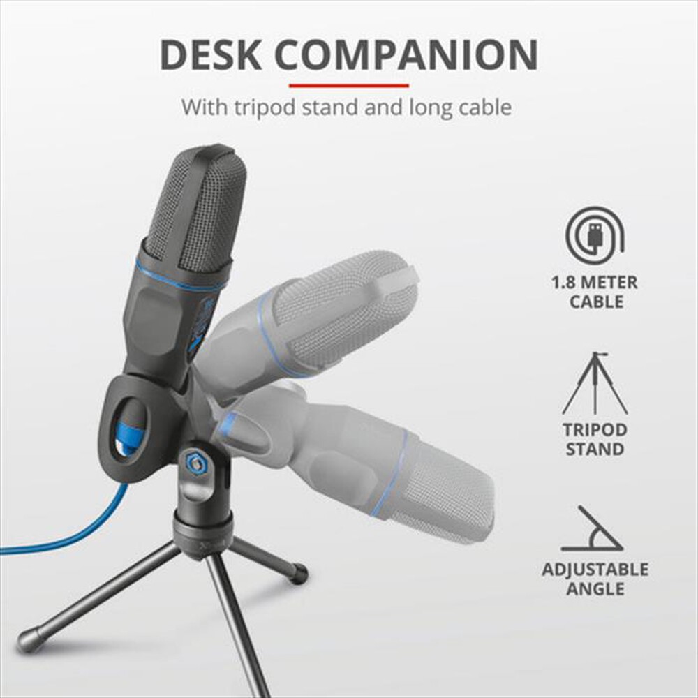 "TRUST - MICO USB MICROPHONE-Black"