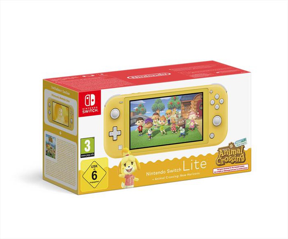 Immagine del prodotto NINTENDO - SWITCH LITE + ANIMAL CROSSING NH-Giallo