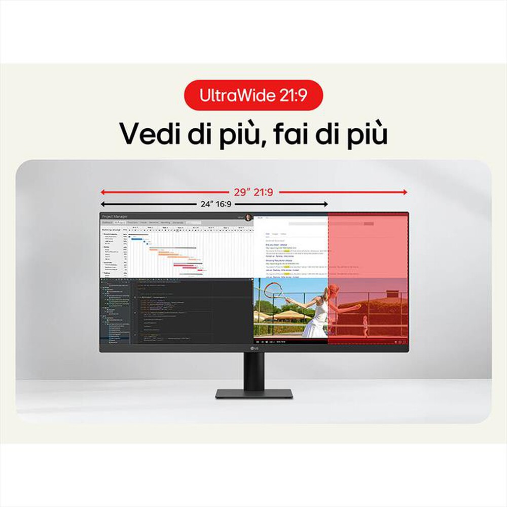 Immagine del prodotto LG - Monitor LCD 29" 29U511A-B-Nero