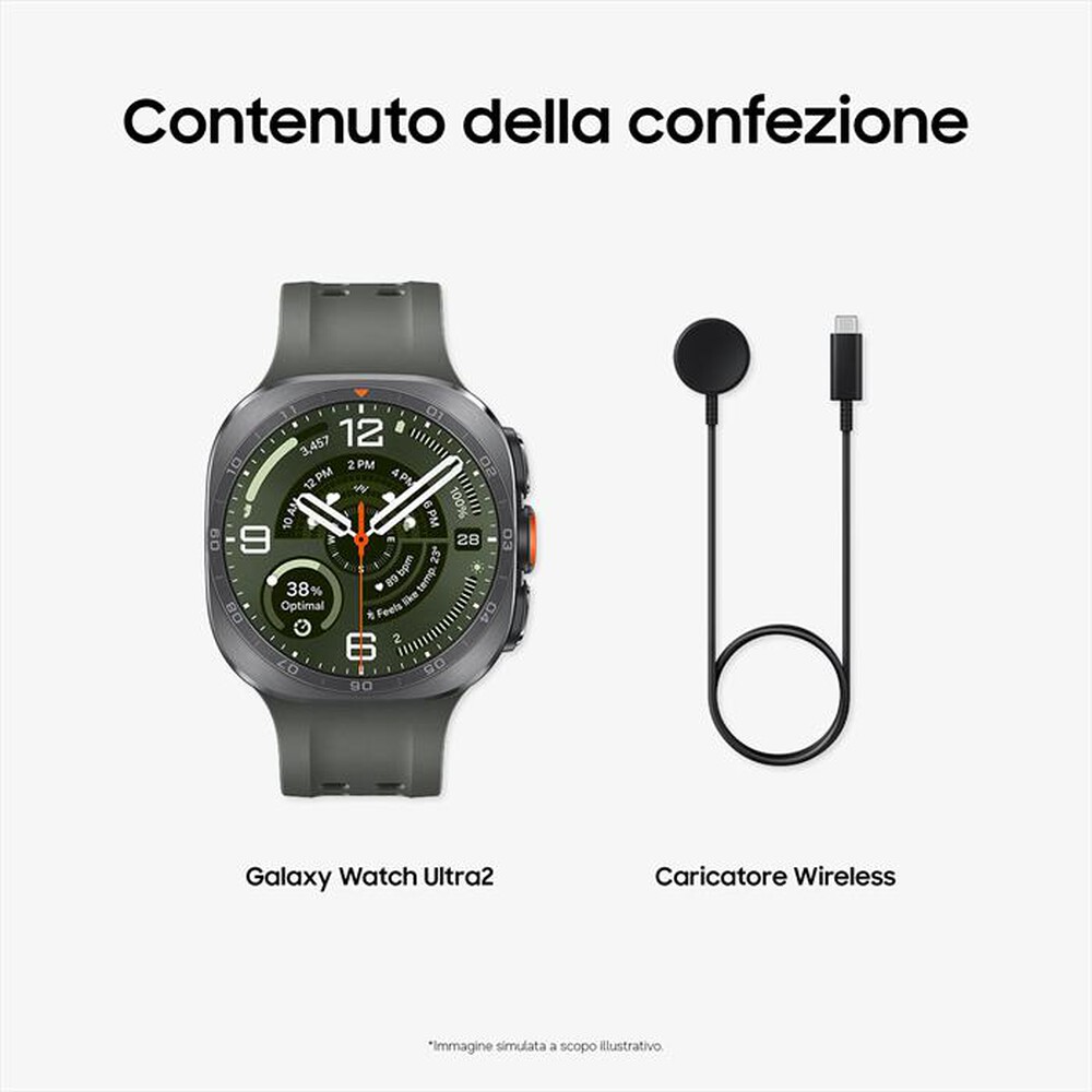 Immagine del prodotto SAMSUNG - Galaxy Watch Ultra2 47mm LTE 2+64GB-Titanium Silver