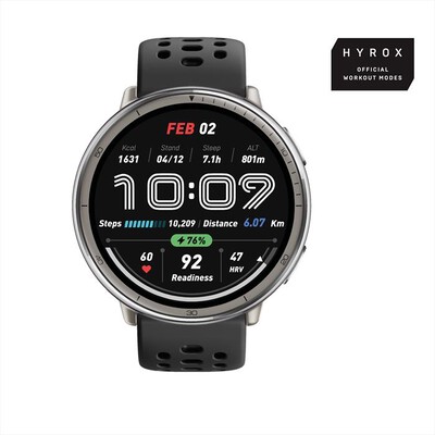 AMAZFIT - Smartwatch ACTIVE 2 ROUND-Black
