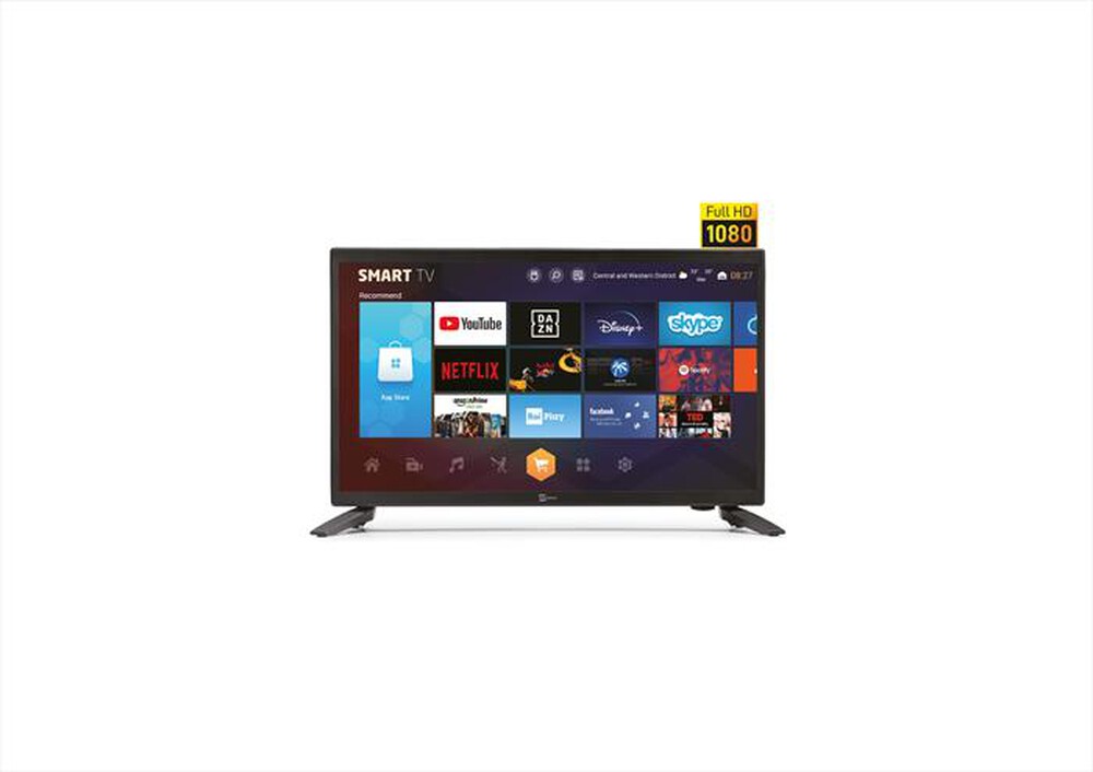 "TELESYSTEM - Smart TV LED FHD 21,5\" LX FHD SLIM 12V-BLACK"