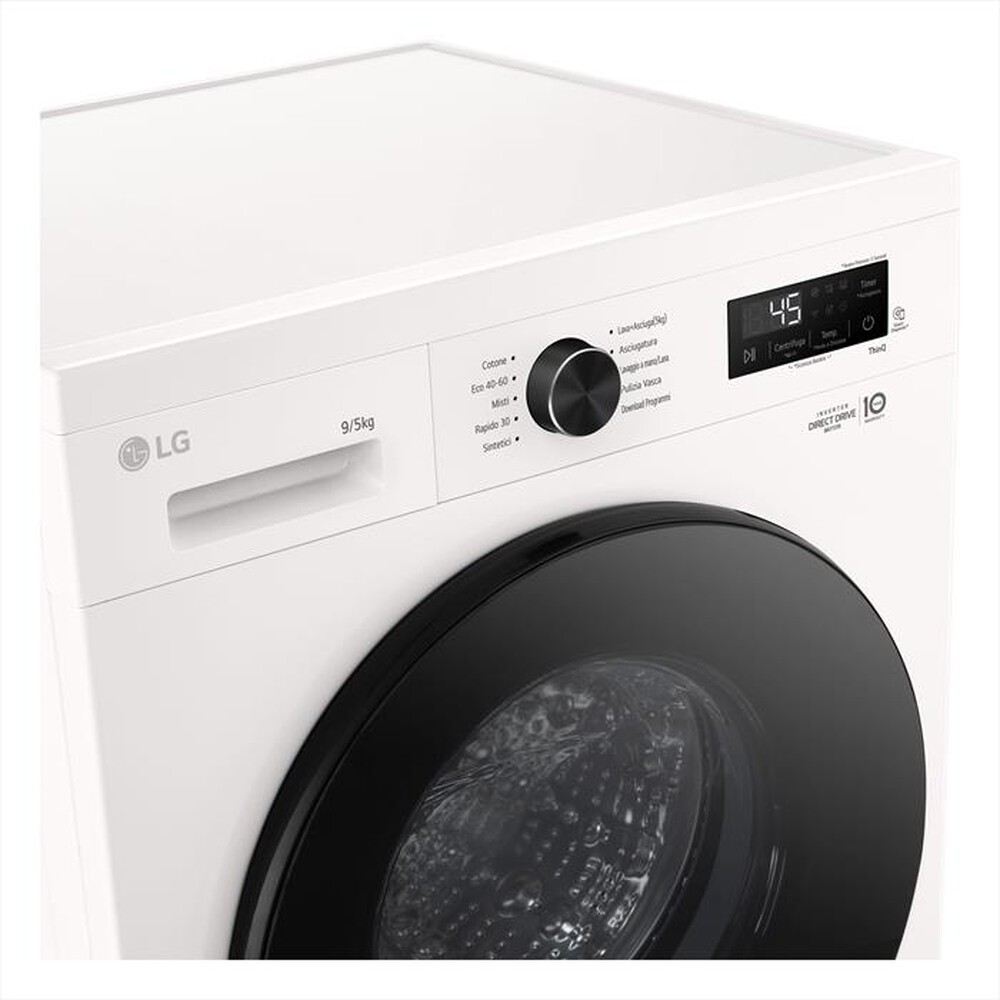 Immagine del prodotto LG - Lavasciuga W4NX1095NWB 6 MOTION 9/5KG Classe A-Essence White
