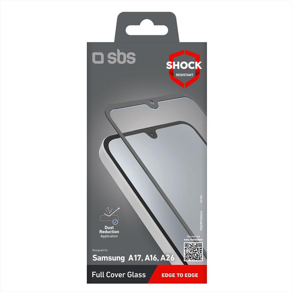 Immagine del prodotto SBS - Screen protector TESCRFCSAA16 per Samsung A16-Nero