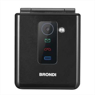 BRONDI - Cellulare FLIPPER-BLACK METAL
