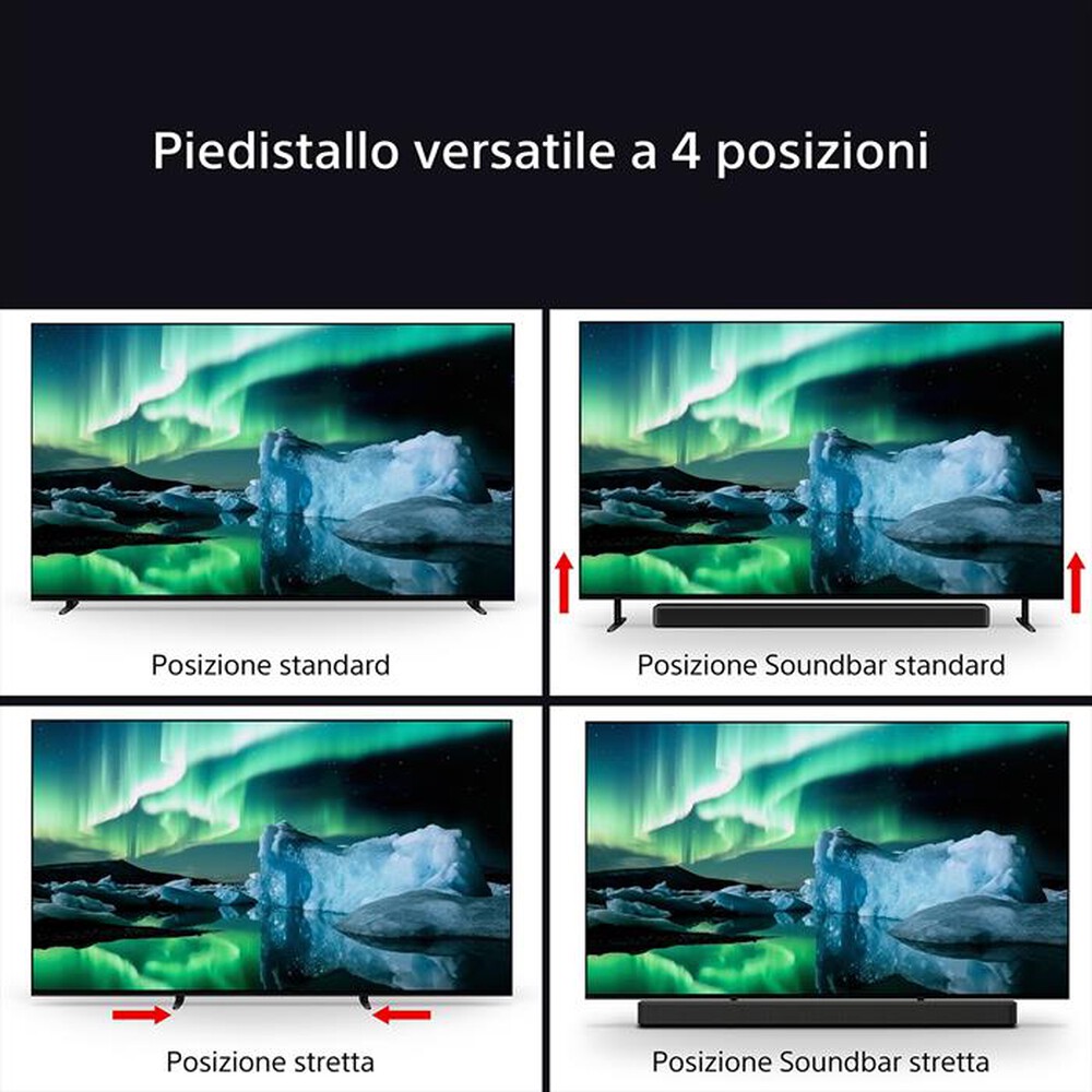 Immagine del prodotto SONY - Smart TV OLED 77" 4K K77XR8APAEP 120Hz-Nero