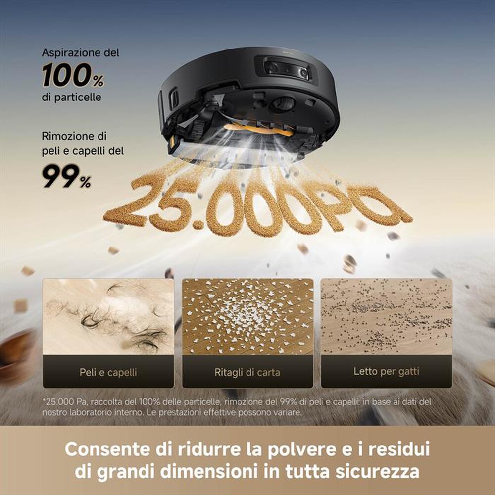Immagine del prodotto DREAME - Aspirapolvere robot AQUA10 ULTRA TRACK COMPLETE-Nero