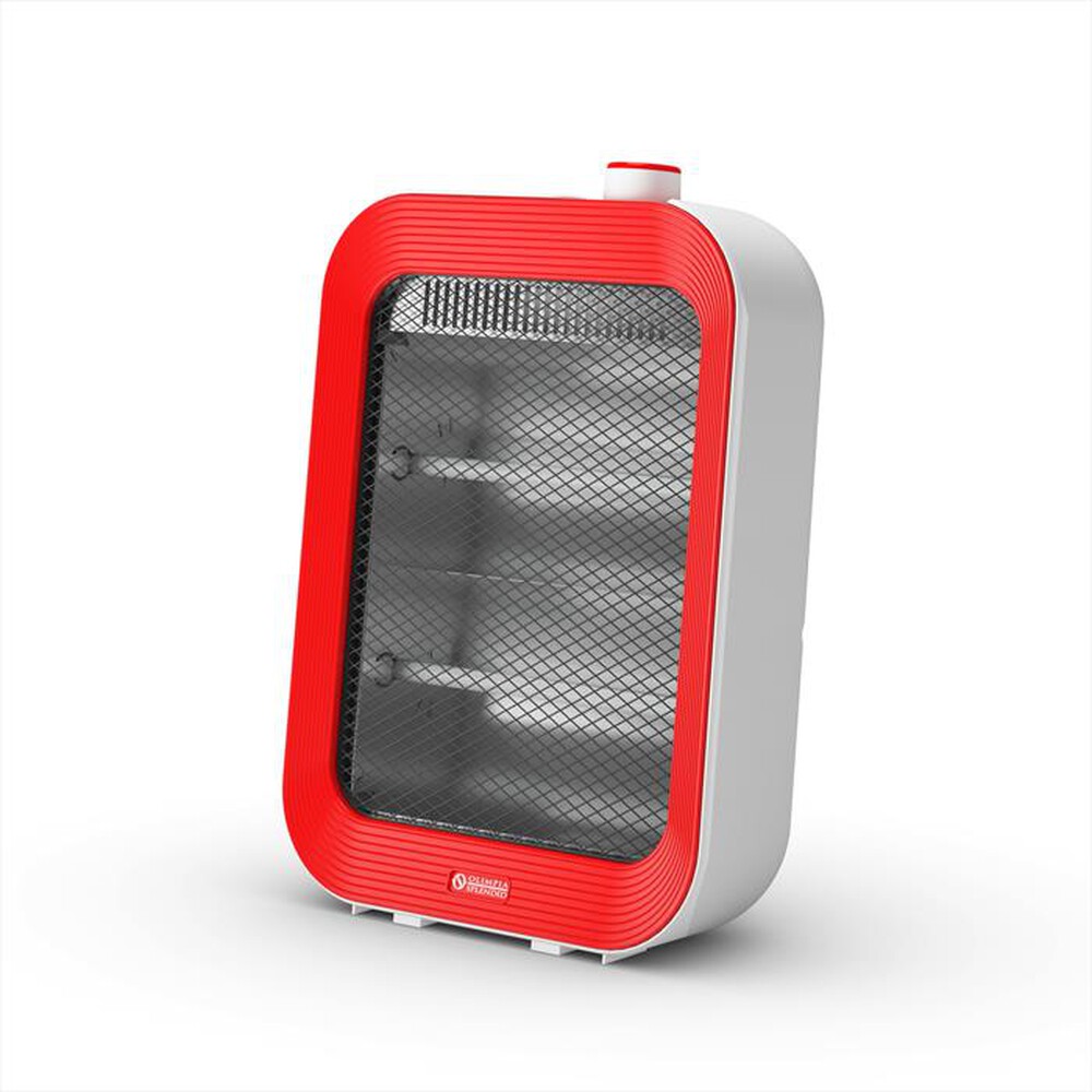 Immagine del prodotto OLIMPIA SPLENDID - Stufa elettrica QUARZIA SLIM R-Bianco e rosso corallo
