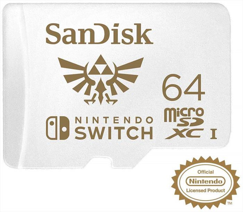"SANDISK - MICROSDXC PER NINTENDO SWITCH 64GB"