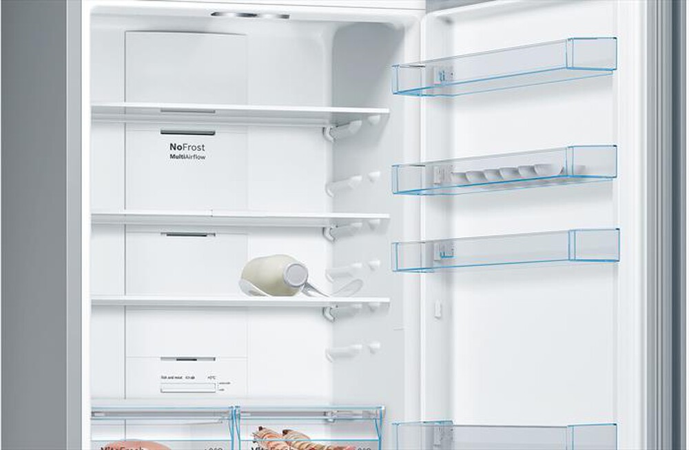 "BOSCH - Frigorifero combinato KGN493LDC Classe D 438 lt-Metal look"