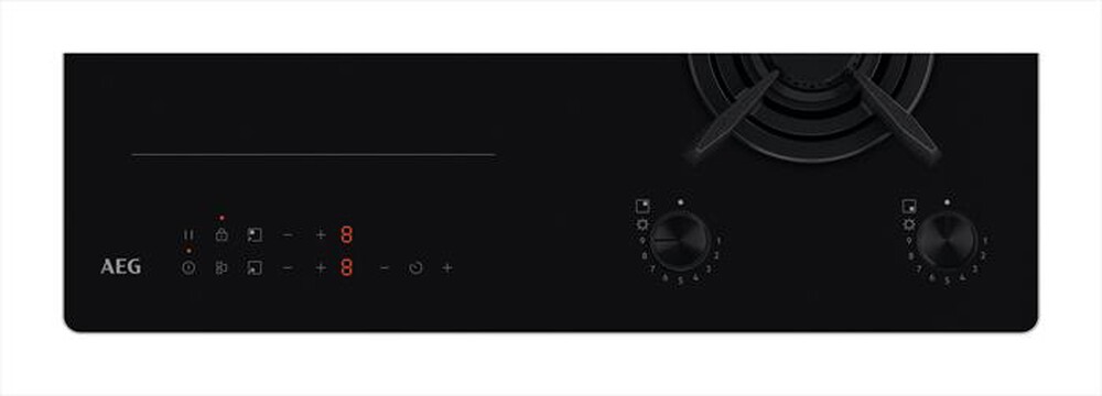 "AEG - Piano cottura gas + elettrico CN071436DH-Nero"