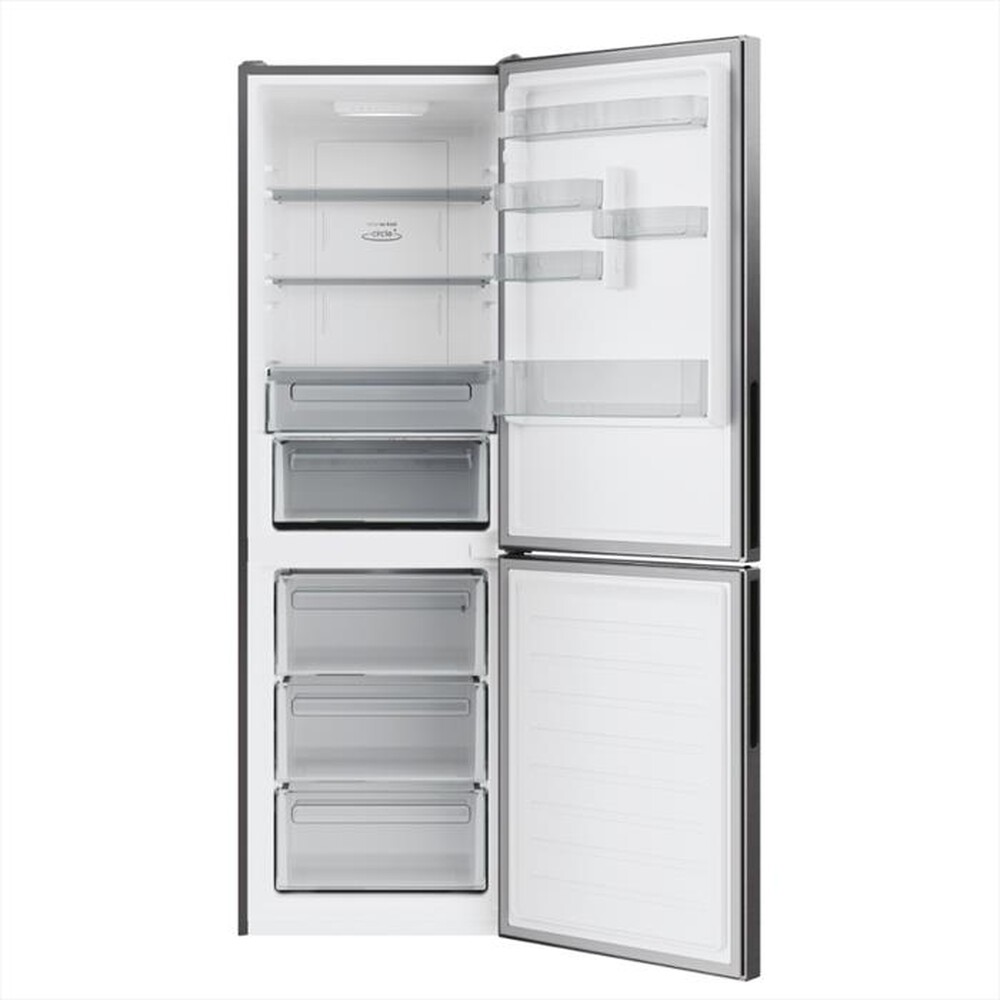 "CANDY - Frigorifero combinato CCE4T618DX Classe D 341 lt-Silver"
