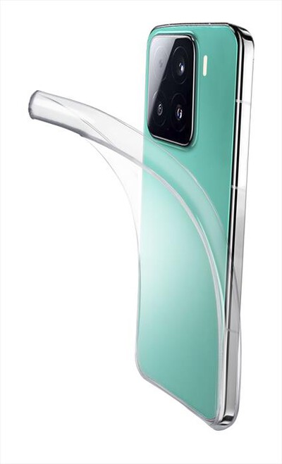 CELLULARLINE - Cover in gomma morbida FINE per Xiaomi 15-Trasparente