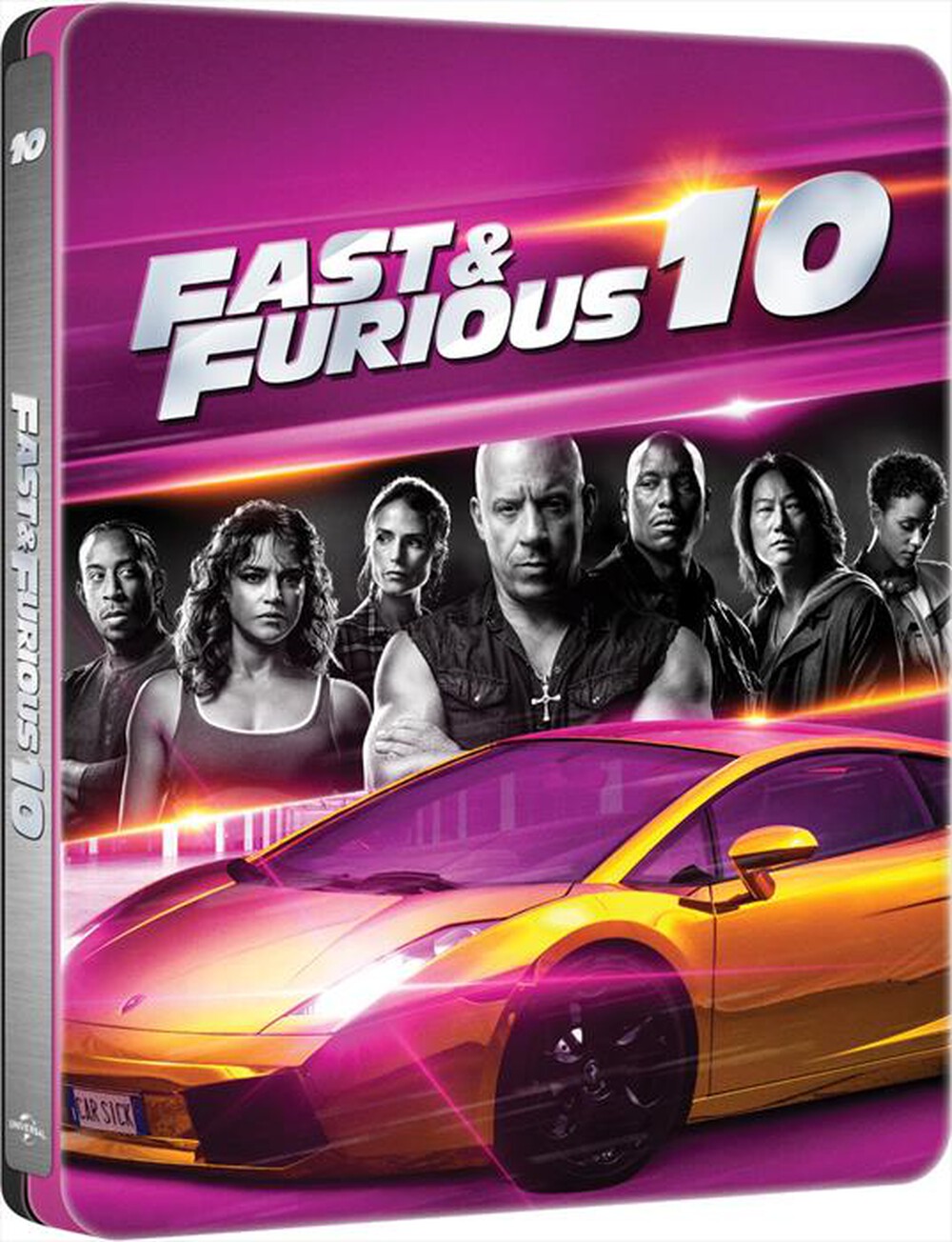 "WARNER HOME VIDEO - FAST X - STEELBOOK 4K+BD"