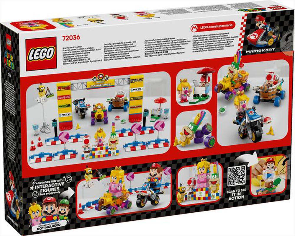 Immagine del prodotto LEGO - SUPER MARIO MarioKart Baby Peach Gran Premio 72036
