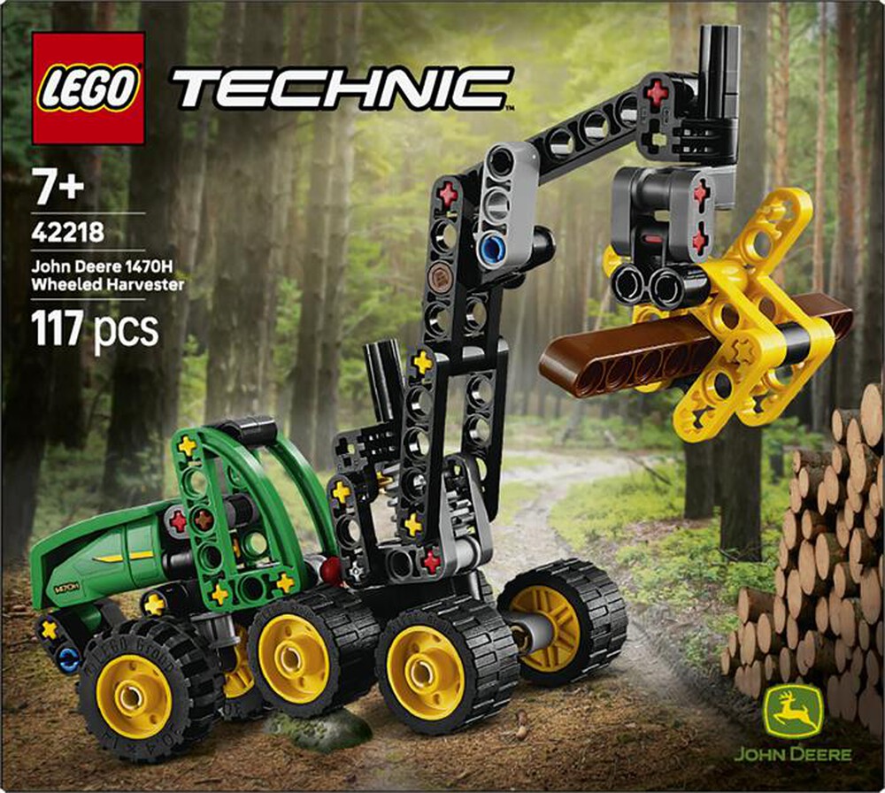 Immagine del prodotto LEGO - TECHNIC Mietitrebbia gommato John Deere - 42218-Multicolore