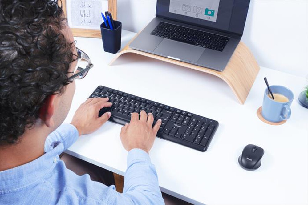 Immagine del prodotto TRUST - ODY WIRELESS KEYBOARD & MOUSE IT-Black