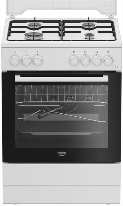 BEKO - Cucina a gas FBG62010DW Classe A-Bianco