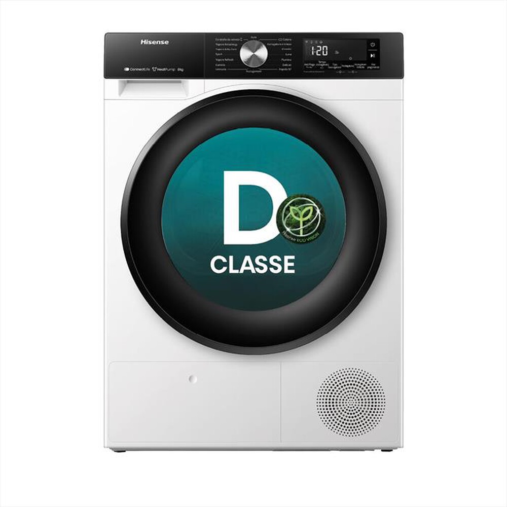 "HISENSE - Asciugatrice DH3S802BW2 8 Kg Classe A++-Bianco"