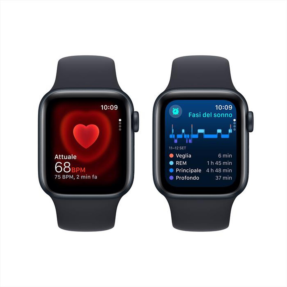 "APPLE - Watch SE GPS + Cellular Cassa 40mm - S/M-Mezzanotte"