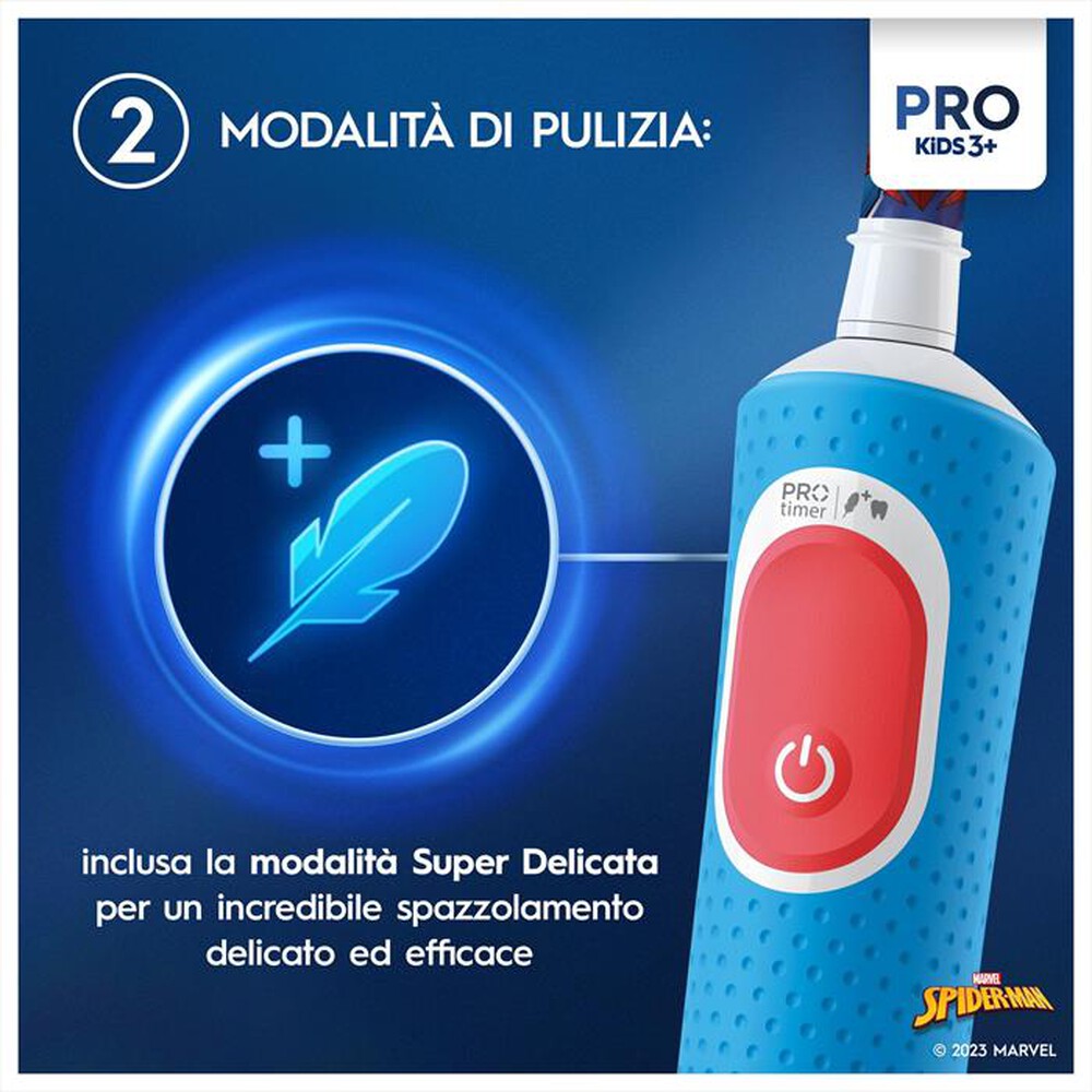 "ORAL-B - Spazzolino elettrico PRO KIDS-Azzurro"