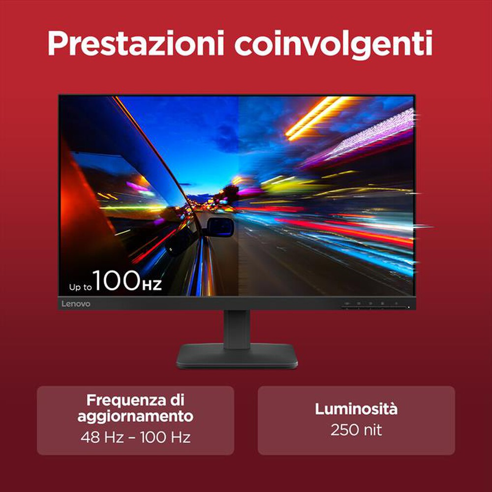 Immagine del prodotto LENOVO - Monitor WLED FHD 23,8" L244E-Raven Black