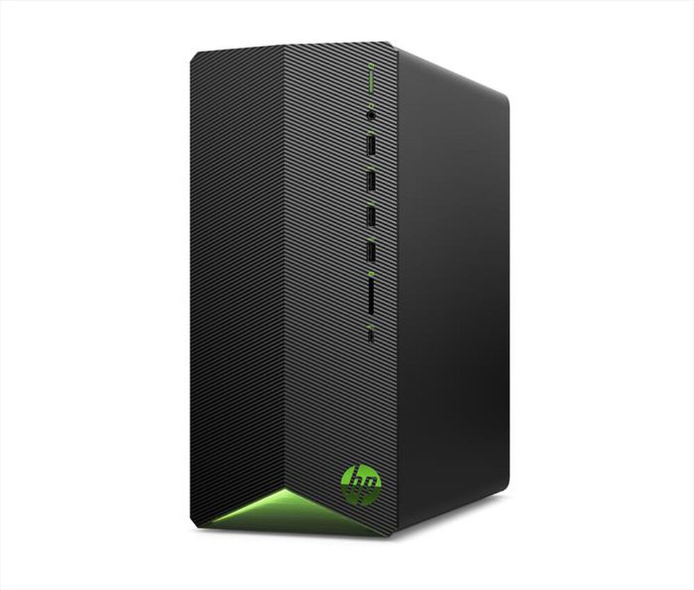 "HP - PAVILION TG01-2124NL-Shadow Black with Green LED"