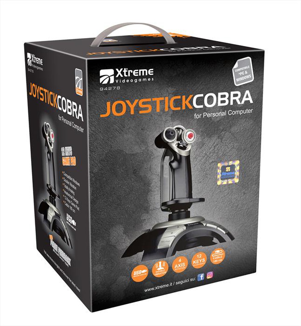 Immagine del prodotto XTREME - JOYSTICK COBRA-NERO