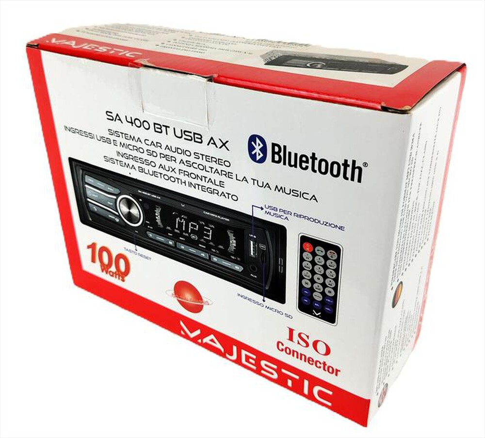 Immagine del prodotto MAJESTIC - SA 400BT USB/AX-Nero