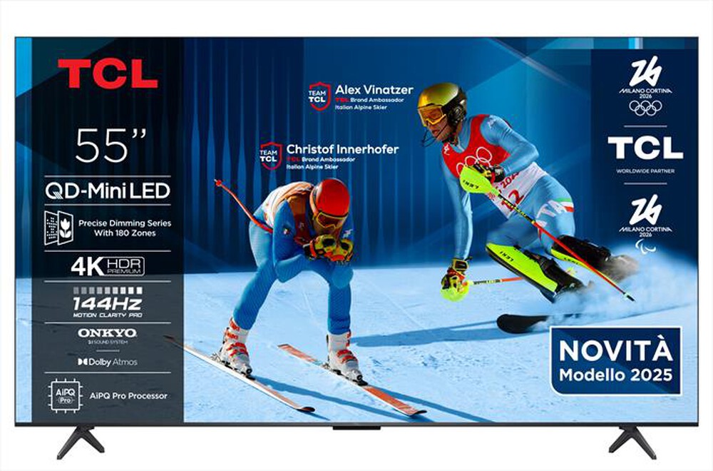 TCL - Smart TV MINI LED UHD 4K 55" 55C69K-Metallico