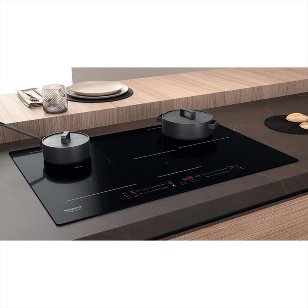 "HOTPOINT ARISTON - Piano induzione HS 1677C NE 77 cm-Nero"