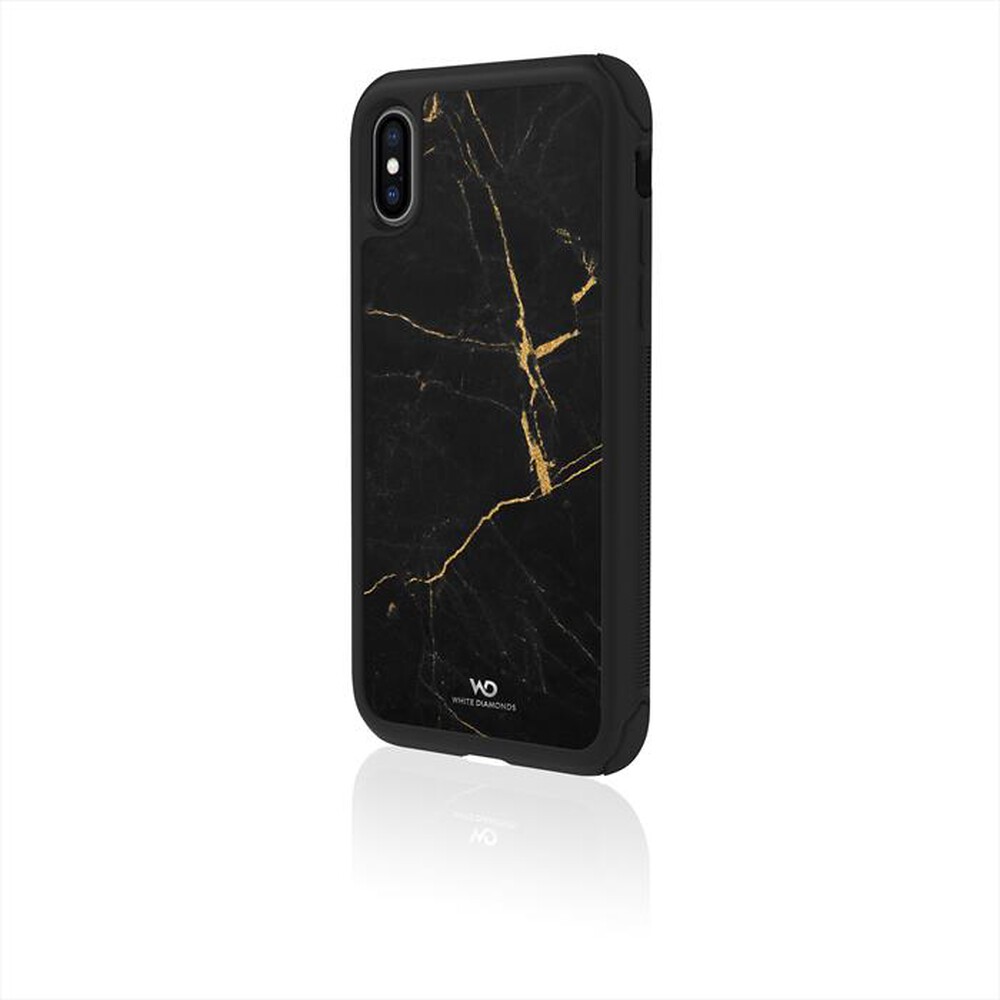 "WHITE DIAMOND - 1370TMC3 COVER IPHONE XS/X-NERO/MARMO"