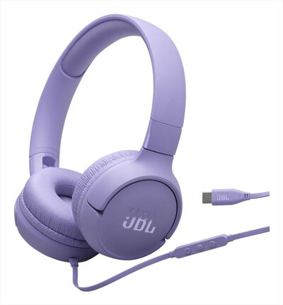 JBL - CUFFIE AD ARCHETTO SUPRA-AURALI CON CAVO, COLORE-Lilla