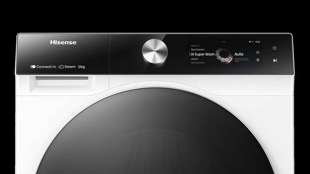 "HISENSE - Lavatrice WF7S1247BW 12 Kg Classe A-Bianco"