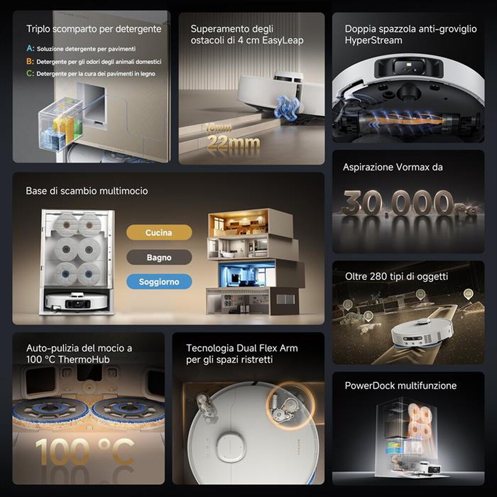 Immagine del prodotto DREAME - Aspirapolvere robot MATRIX 10 PROVIM-Bianco