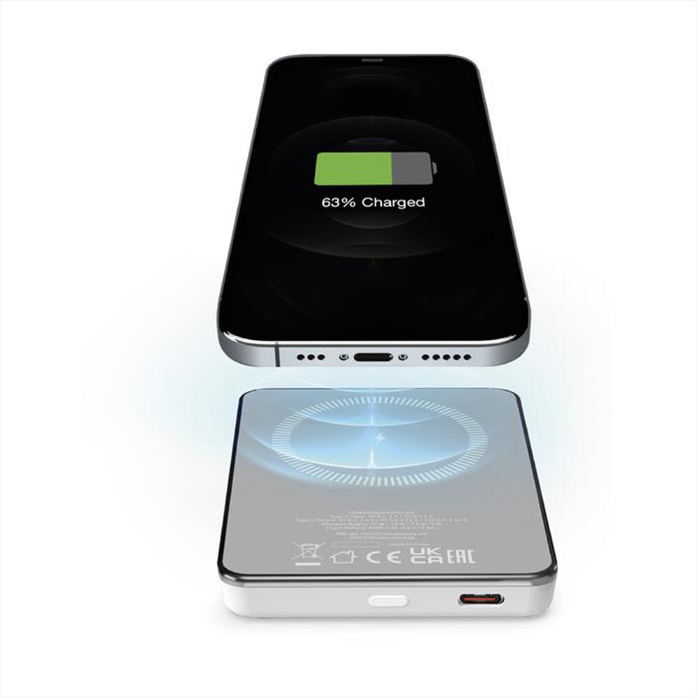 "SBS - Powerbank MagSafe TEBB5000MAGSPD20W-Bianco"