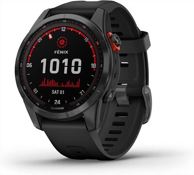 GARMIN - Smart Watch Fenix 7s Solar Edition-Slate Gray/Nero