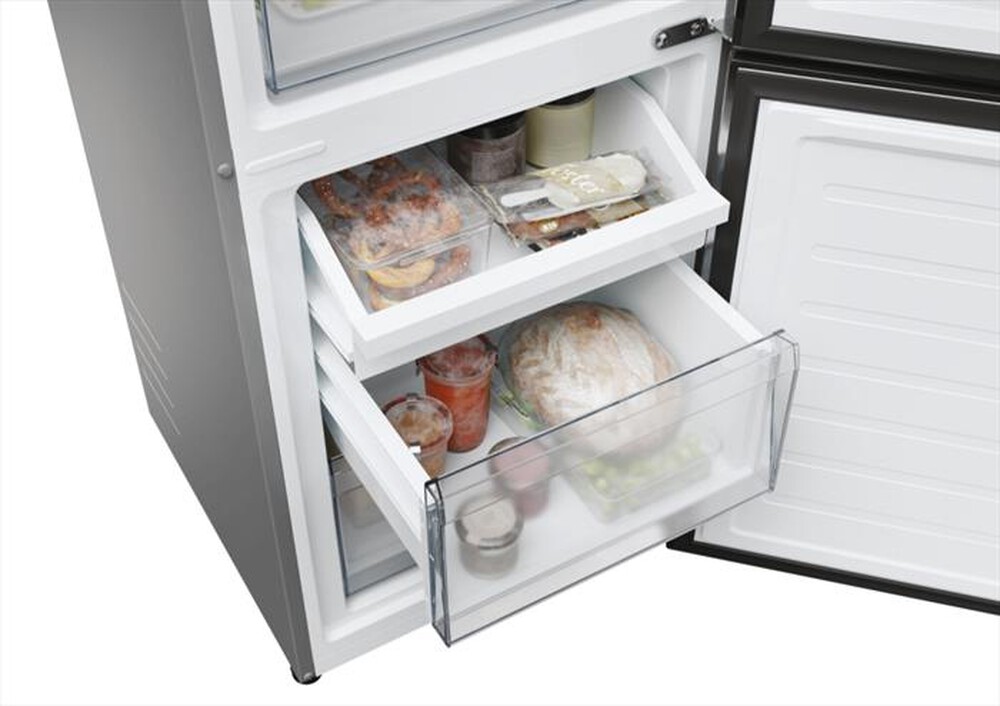 Immagine del prodotto CANDY - Frigorifero combinato CNCQ2T518EX Classe E 279 lt-Acciaio inox