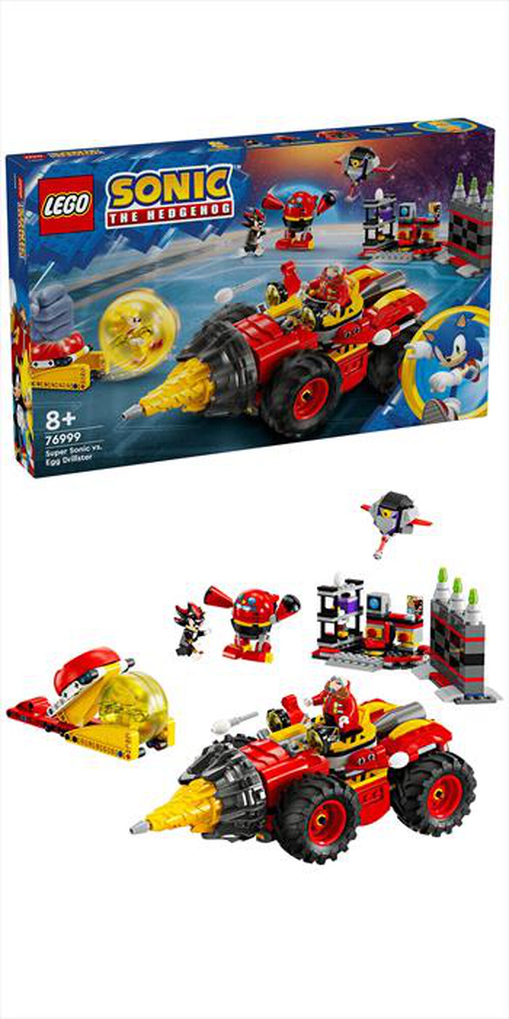 Immagine del prodotto LEGO - SONIC Super SONIC vs. Egg Drillster 76999