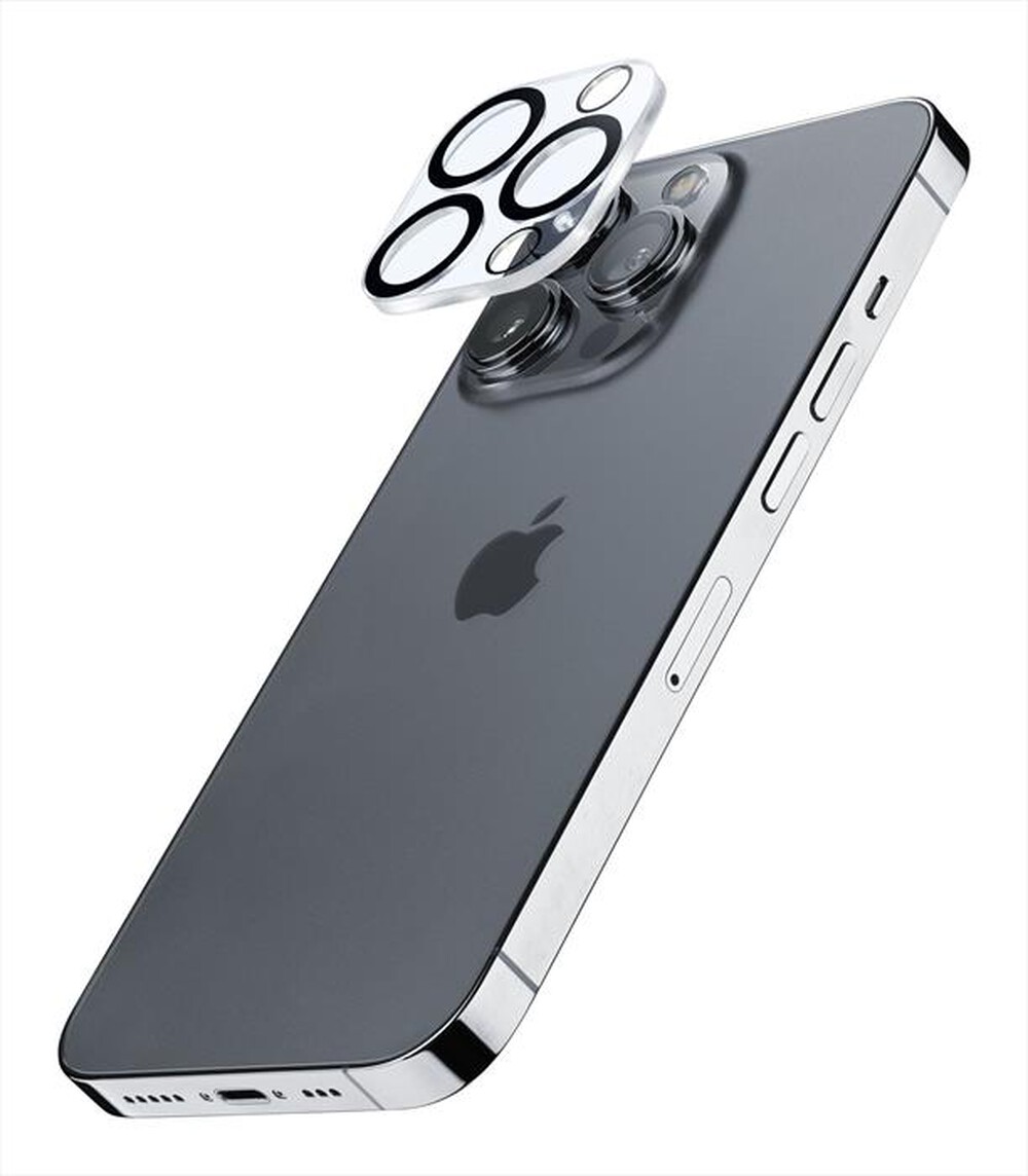 "CELLULARLINE - CAMERA LENS per iPhone 16 Pro Max-Transparent"