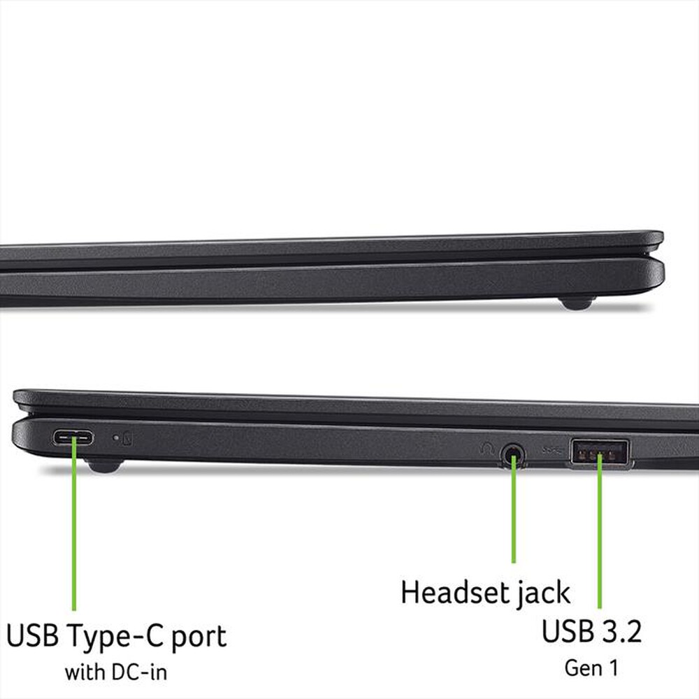 "ACER - Chromebook 14 pollici CBOA314-1H-C5GY + Mouse-Nero"