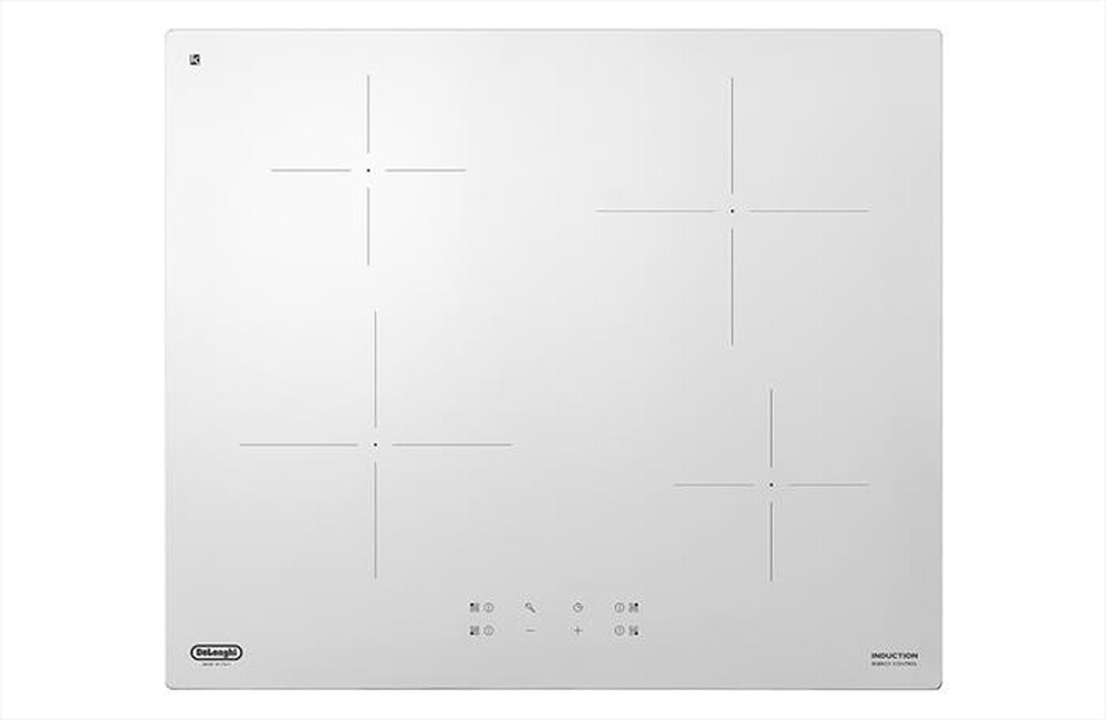 "DE LONGHI - Piano cottura induzione PIB 62 60 cm-Bianco"