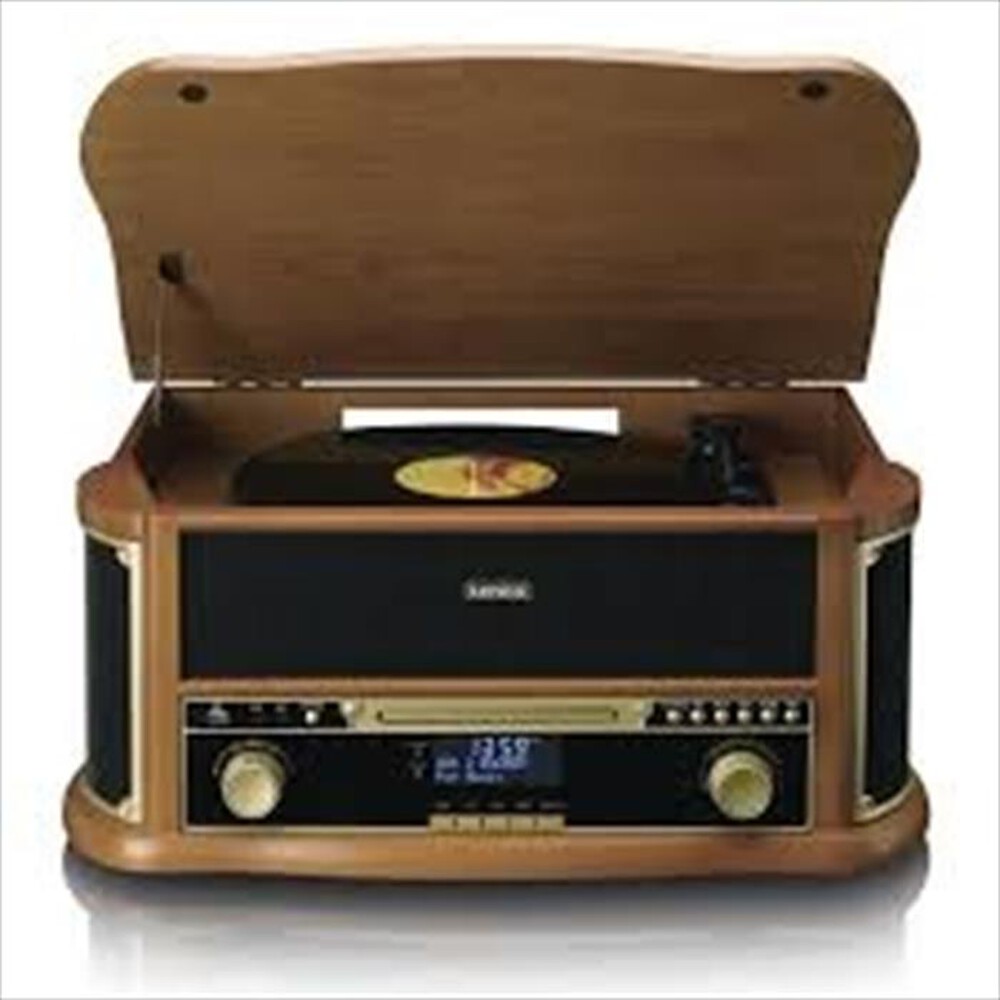 LENCO - Giradiscihi TCD-2571-WOOD/BLACK