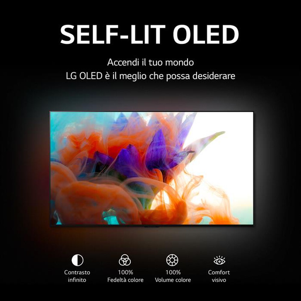 "LG - Smart TV OLED 4K 55\" OLED55A26LA-Argento"