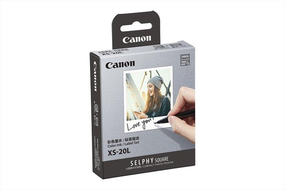 "CANON - XS-20L PAPER SQUARE 20 SHEETS-White"