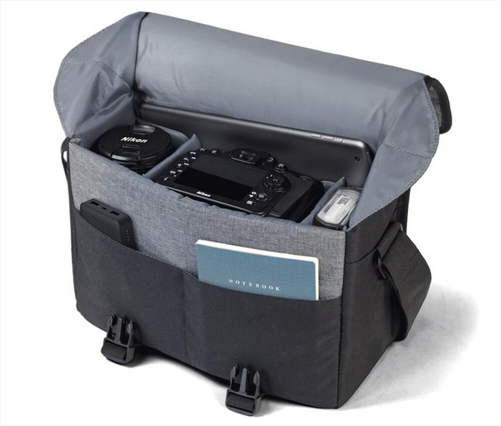 "NIKON - CF-EU14 MESSENGER SYSTEM BAG-Grigio/Nero"